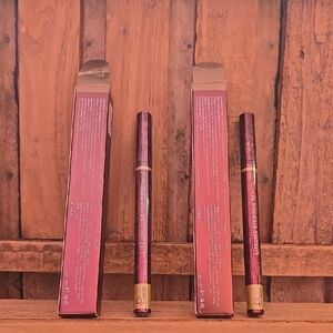 (2) PudaierLifelike Eyebrow Pencils-Dark Brown